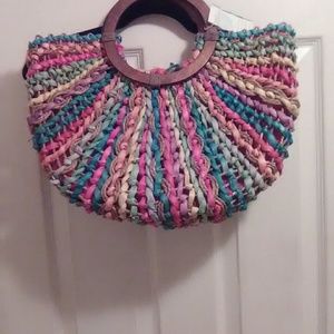 Straw bag